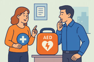 AED-laitteen hankinta työpaikalle – mitä huomioida